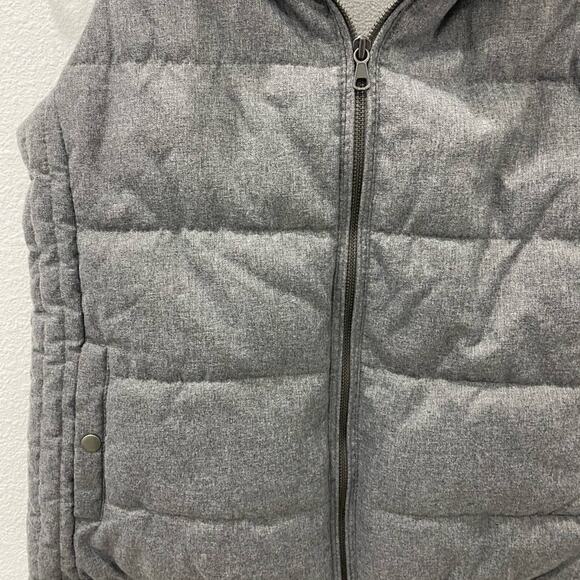 Old navy gray vest small zipper - Picture 2 of 8